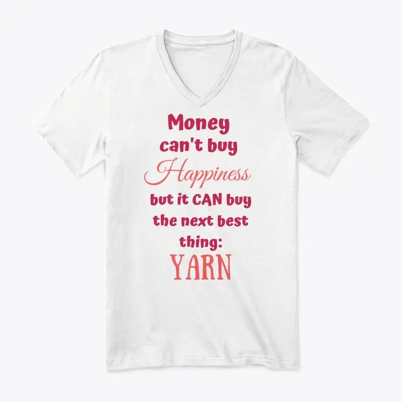 Happiness is More Yarn Teeshirt